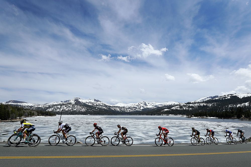 Sky and ice en route to Lake Tahoe