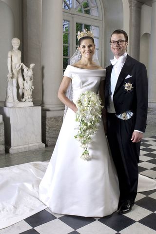 Crown Princess Victoria of Sweden's wedding dress