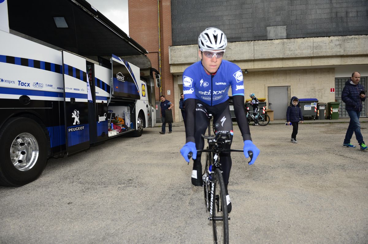 Bob Jungels goes out for training ride