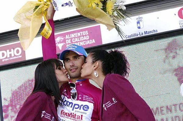 Daniele Bennati (Lampre) kept the magenta points leader's jersey