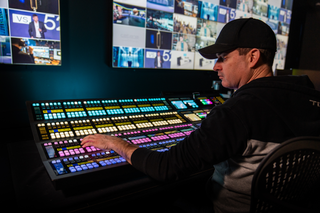 Ross Video’s TouchDrive TDx4 Production Switcher Control Panel