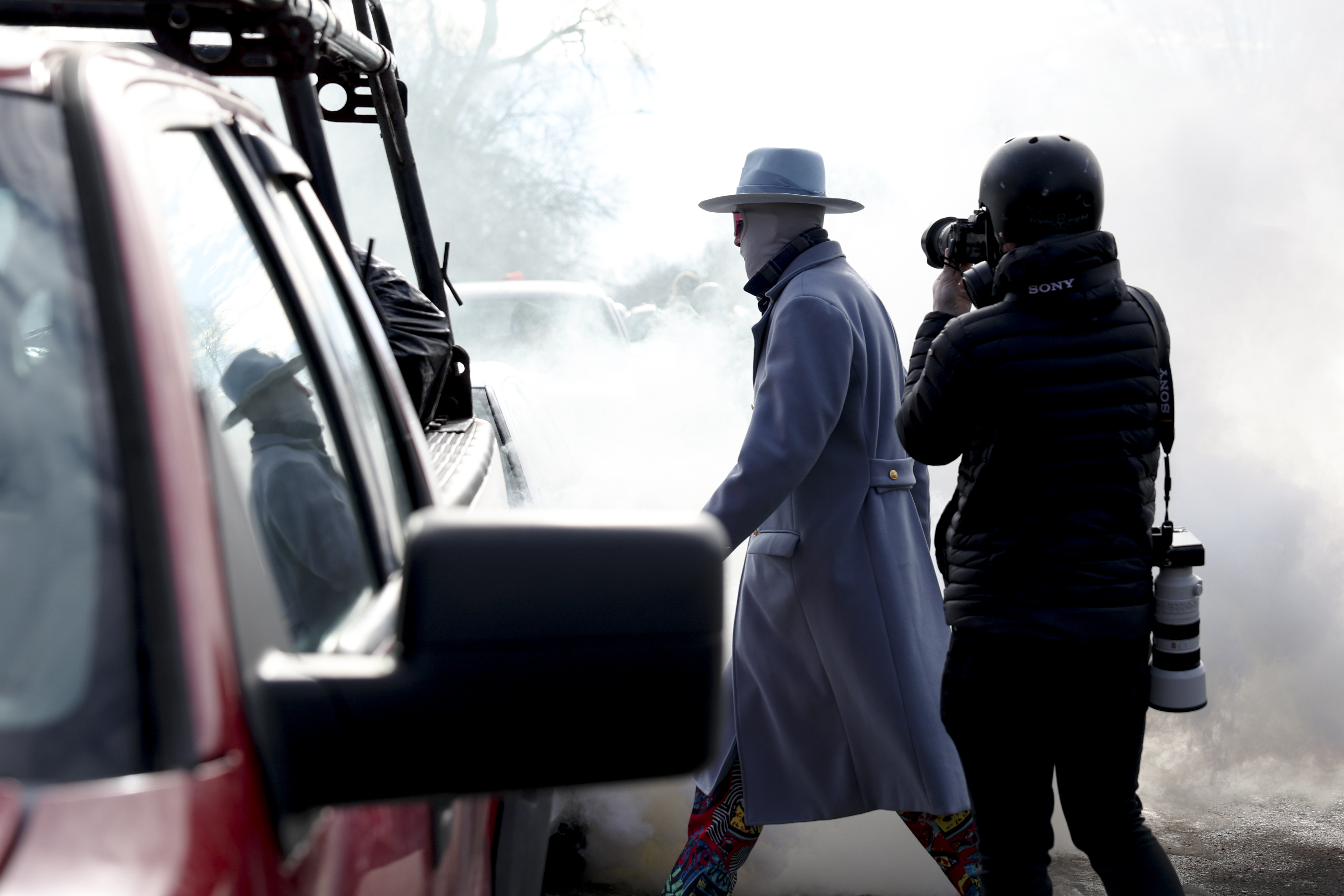 Shot of ICE raid in Minneapolis