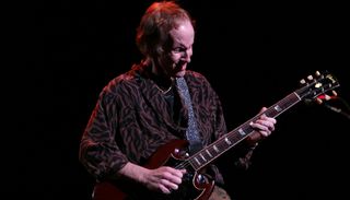 Robby Krieger performs at the Universal Amphitheater in Universal City, CA