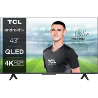 TCL 43C635K 43-inch 4K QLED | £399 £288 at Amazon
Save £111 - Another budget-friendly option to help you join the world of QLED TV, while still packing 43 inches of screen and all the usual Smart TV connectivity, which is also compatible with your household Amazon Alexa or Google Assistant setup.