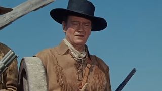 John Wayne in The Alamo