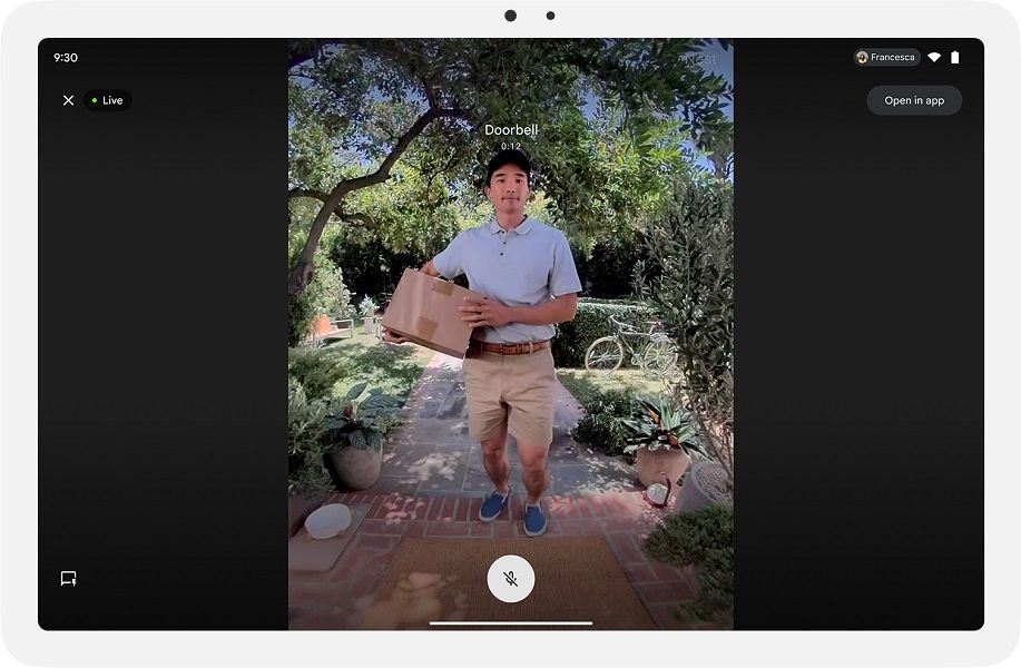 The Pixel Tablet is picking up doorbell notifications when docked.