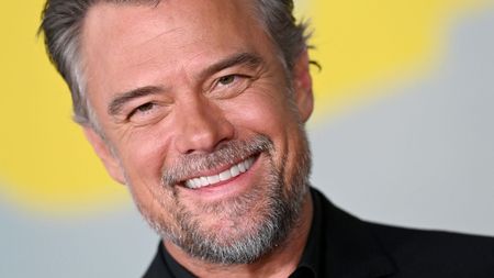 josh duhamel on a gray background