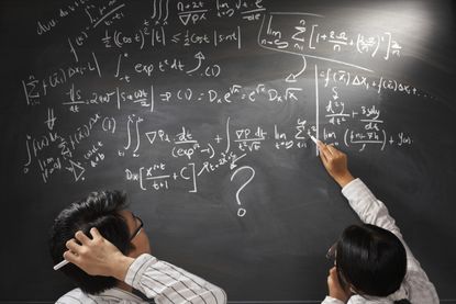 men doing math