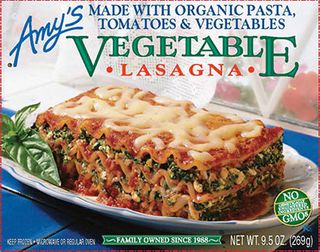 An image of Amy's Kitchen Vegetable Lasagna