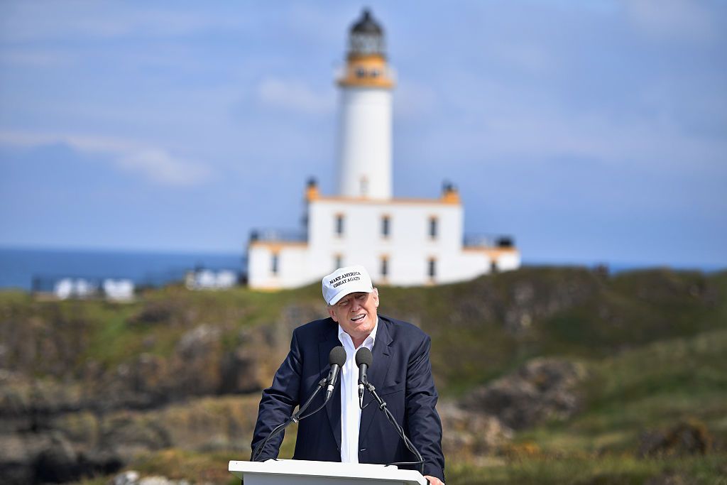 Trump at Turnberry.