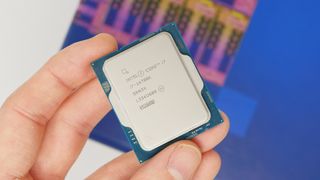 An Intel Core i7 14700K with an Intel Raptor Lake branded box.