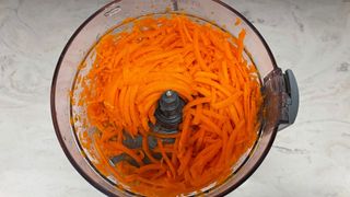 Carrot grated in the Kenwood MultiPro Go Food Processor