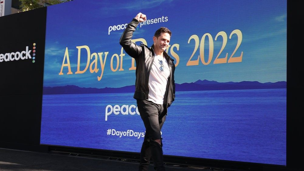 Brandon Barash at the Day of Days celebration of Days of Our Lives at Xbox Plaza at L.A. Live on November 12, 2022