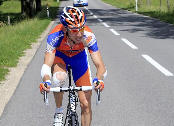 Bauke Mollema (Rabobank) was on the attack on stage 8