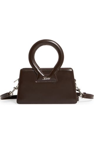 Mini Ana Leather Top Handle Bag