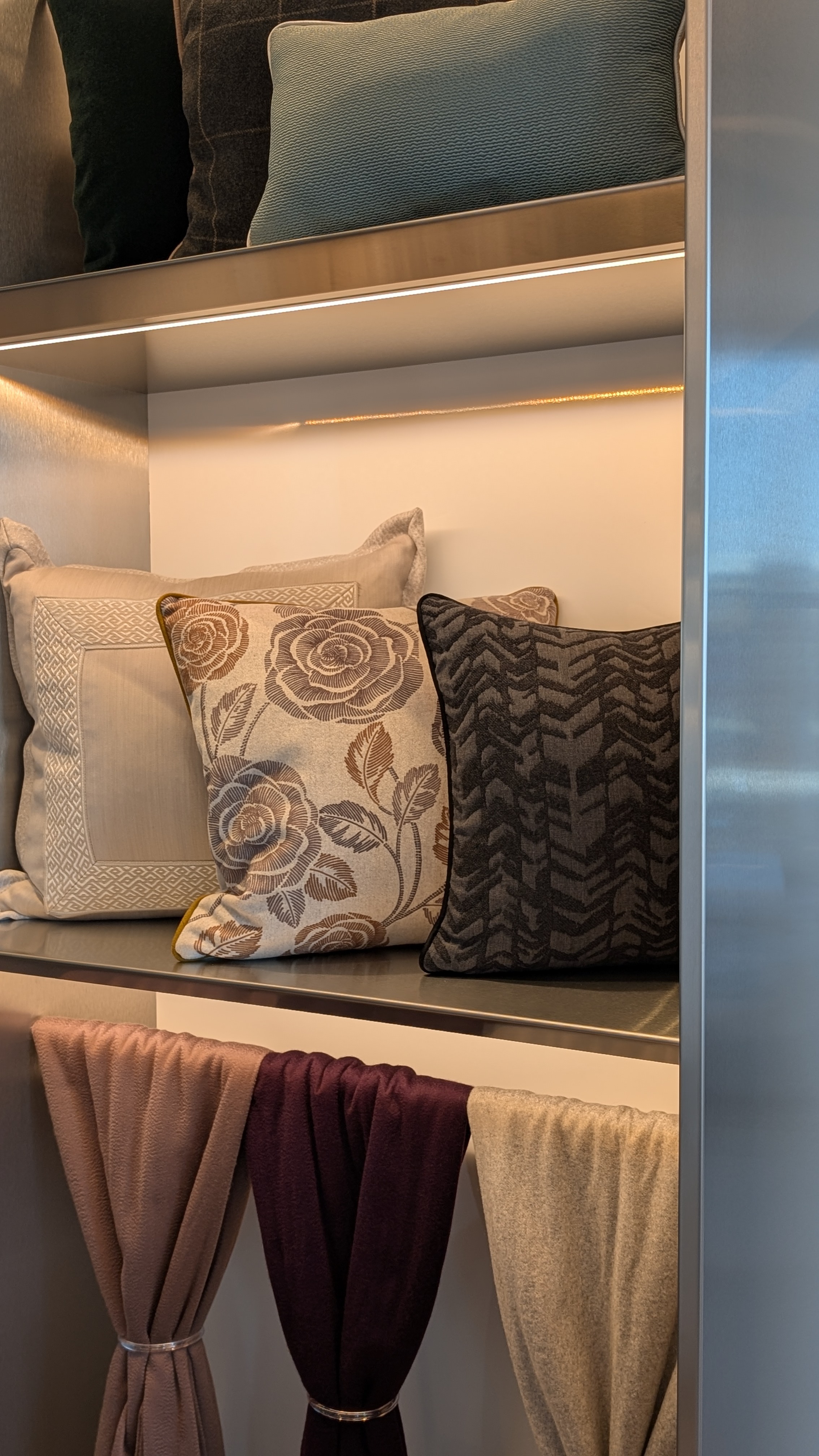 Surprisingly, soft furnishings are very well represented