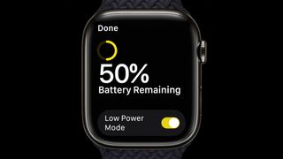 Apple Watch 8 low power mode