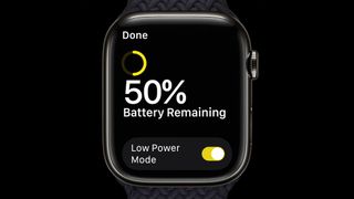 Apple Watch Series 8 in Low Power Mode