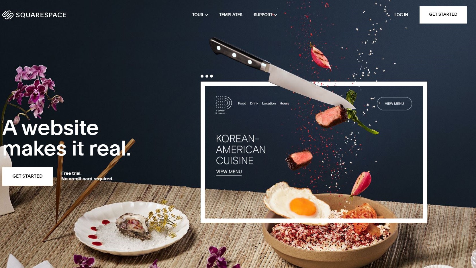 How to build a Cooking Competition website using Squarespace