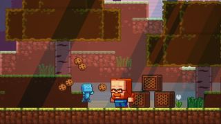 Minecraft Allay mob teaser video - The small, flying Allay throws a handful of cookies in the air near a player.