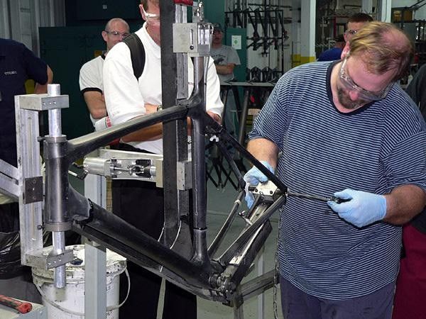 Tom Rose has been one of Trek's top frame technicians