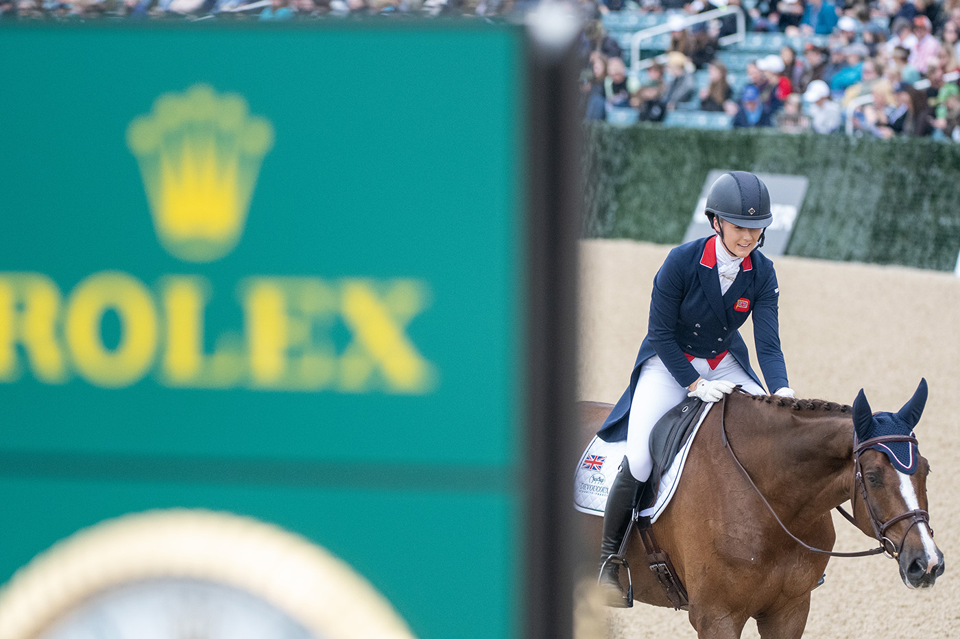 Kentucky Three-Day Event dressage: Yasmin Ingham and Banzai Du Loir