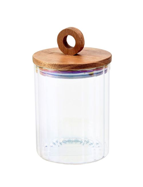 Sharpchef Glass Airtight  Electroplated Storage Jar