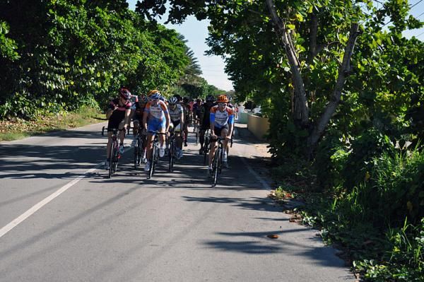 The public ride makes its way through a circuit on the eastern end of Grand Cayman