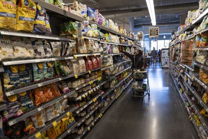 A view of a grocery store in Washington DC, United States on February 14, 2024