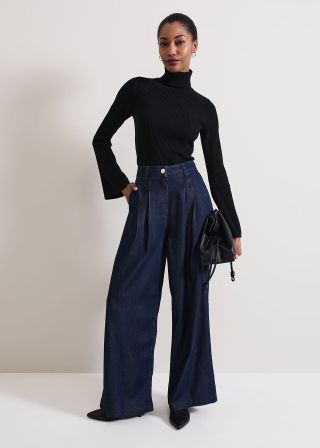 Cerys Denim Wide Leg Jean