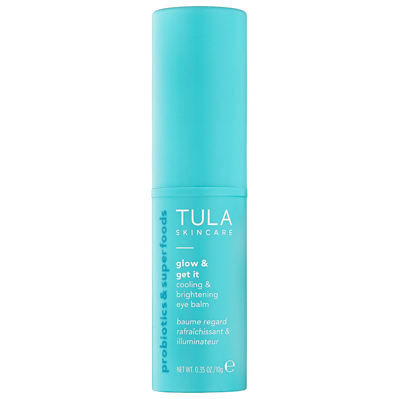 Tula Skin Care Glow & Get It Cooling & Brightening Eye Balm, 0.35 Oz