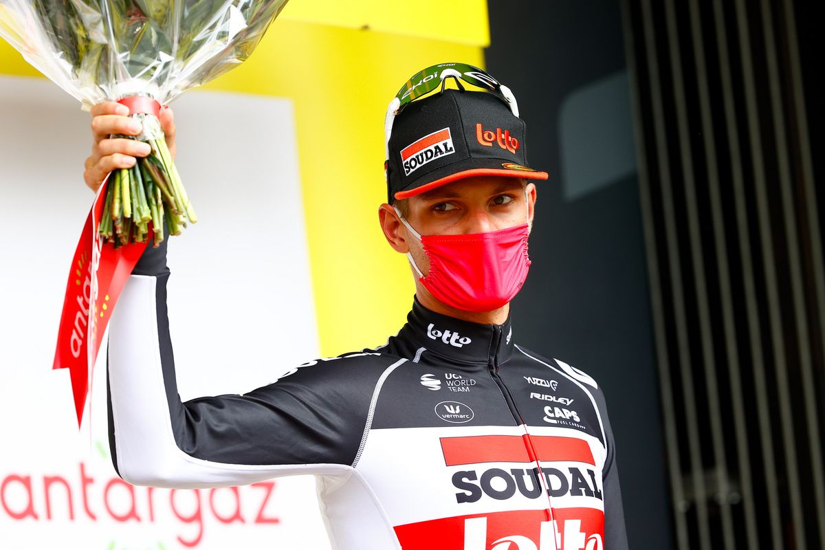 Tour de France 2021 108th Edition 4th stage Redon Fougeres 1504 km 29062021 Brent Van Moer BEL Lotto Soudal photo Luca BettiniBettiniPhoto2021