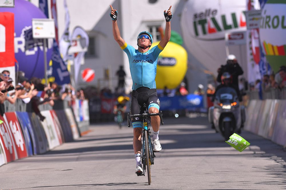 Luis Leon Sanchez (Astana) wins stage 4 at Tour of the Alps
