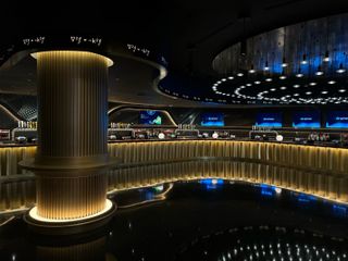 The interior of the Vegas Sphere.