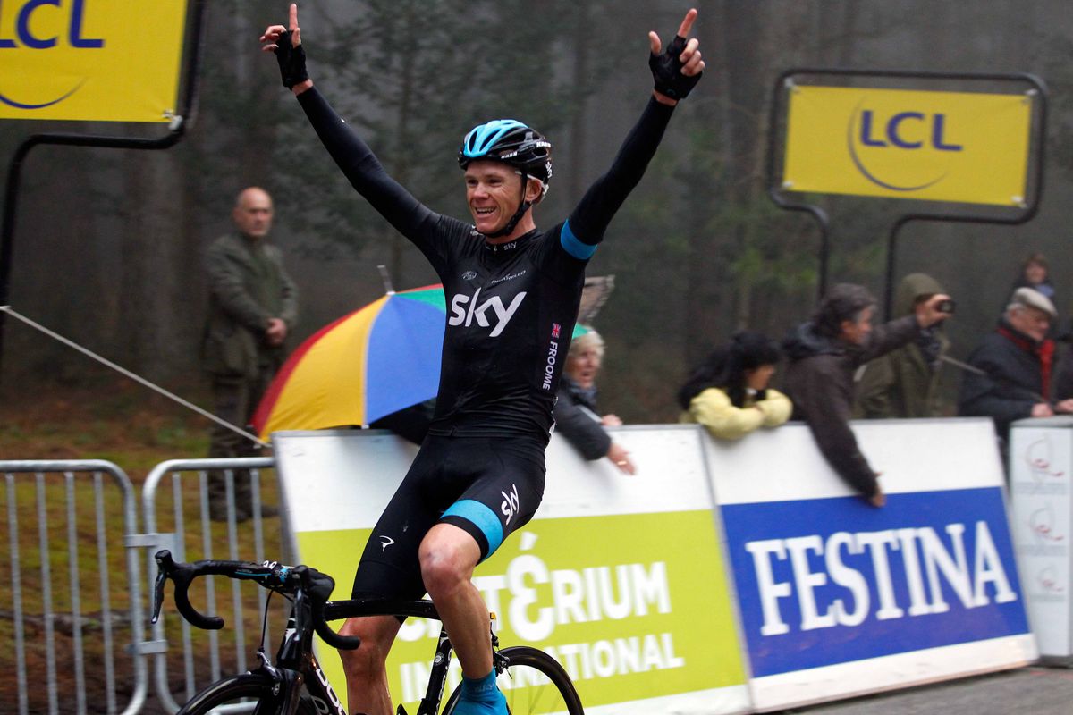 Chris Froome won Criterium International in 2013.