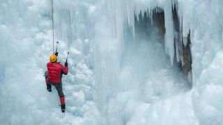 rock climbing terms: ice climbing