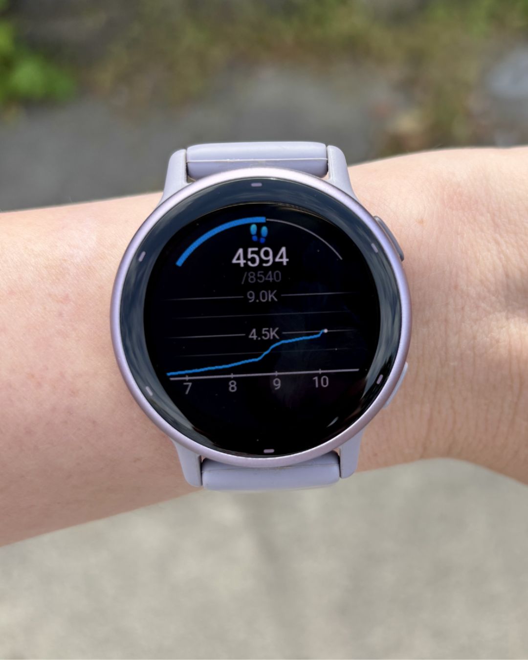 Health freelancer Rebecca Lawton trying intuitive walking