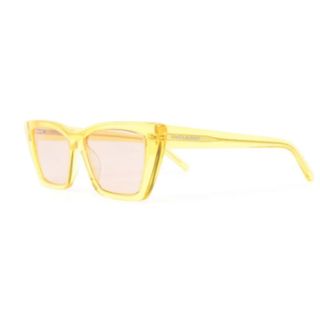 saint laurent pastel yellow sunglasses