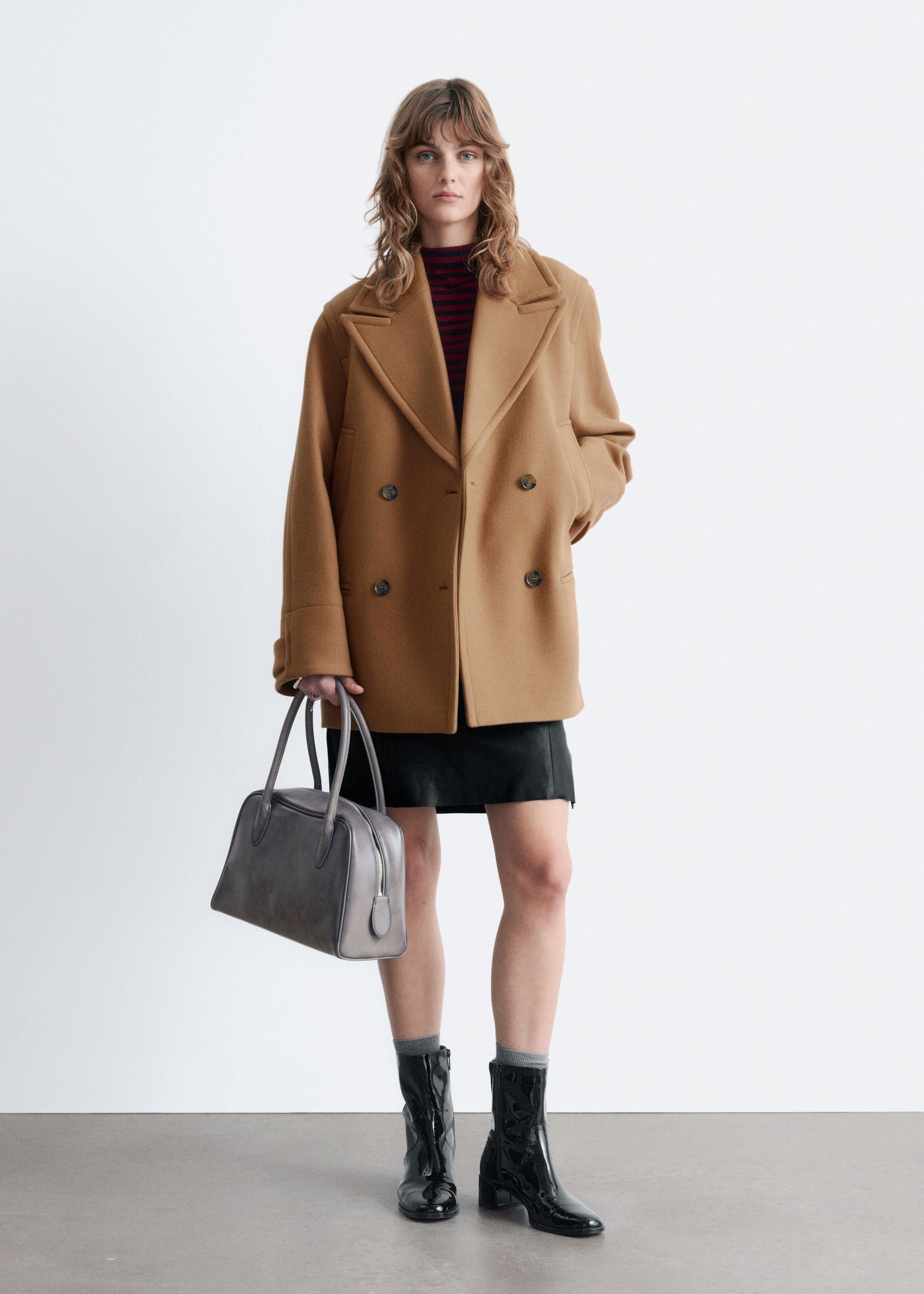 Leather Bowling Bag