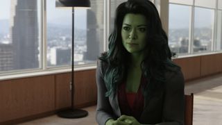 Jennifer Walters (Tatiana Maslany) in She-Hulk
