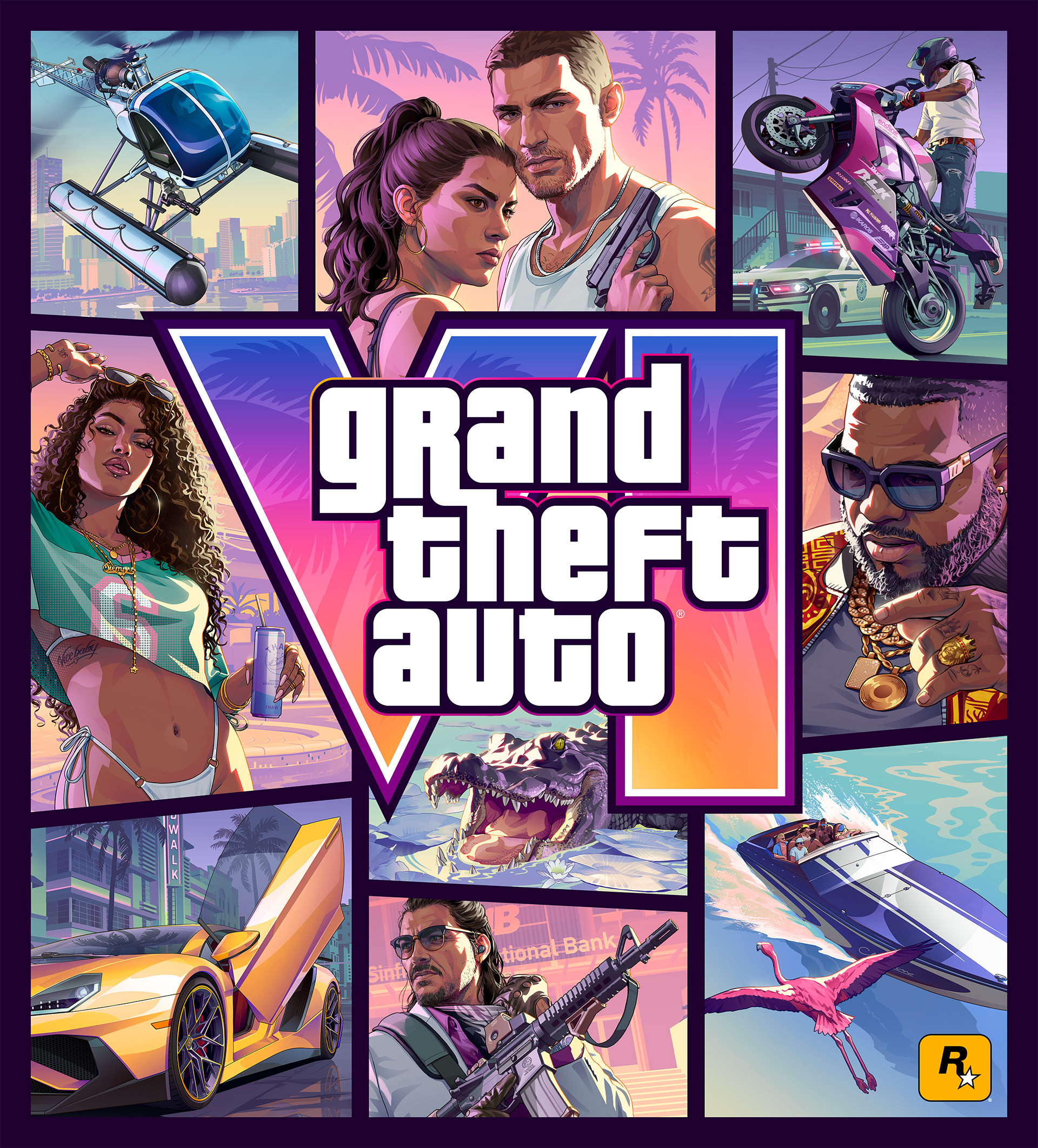 Grand Theft Auto 6 official cover art