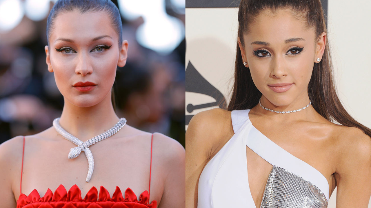 Bella Hadid and Ariana Grande