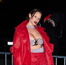 Dascha Polanco attends the Luar fashion show during New York Fashion Week on February 13, 2024 in New York City. 