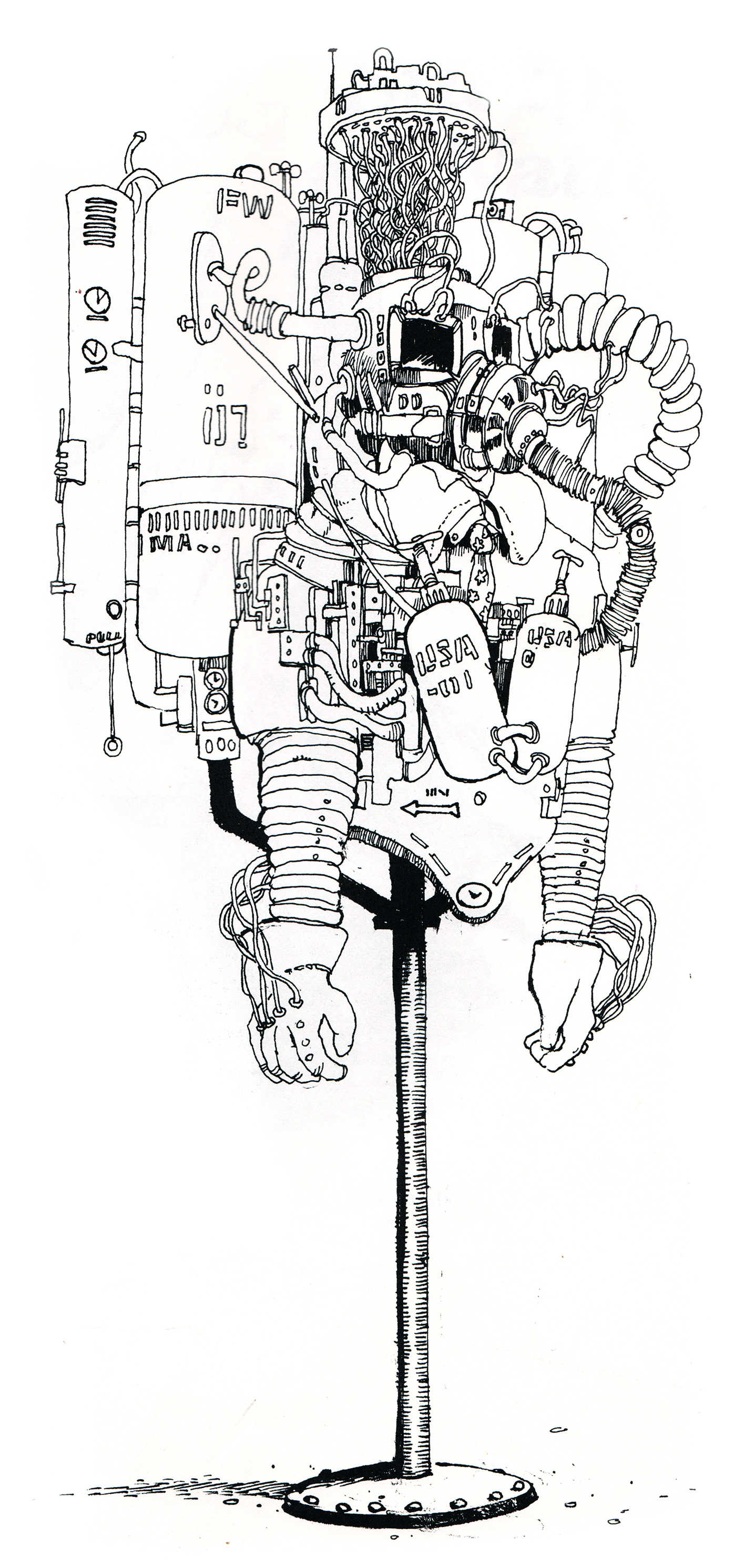 Absurd art; a robot