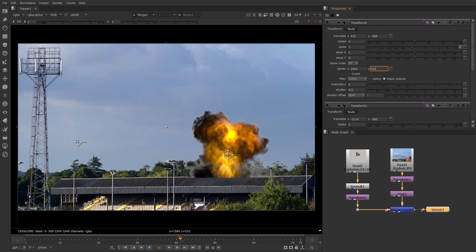 Decide where you want your explosion to take place in your scene