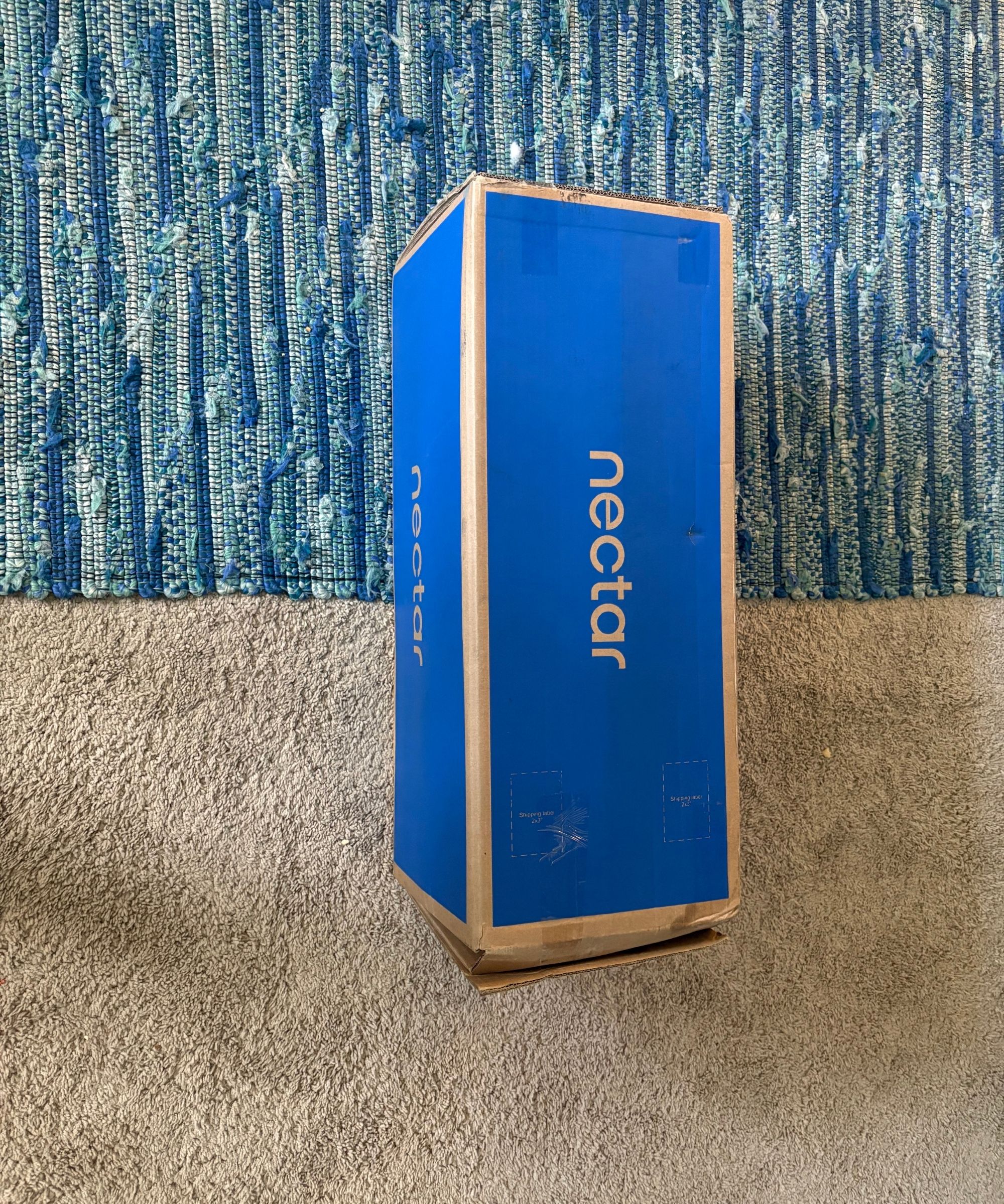 Unboxing the Nectar Firmer mattress topper