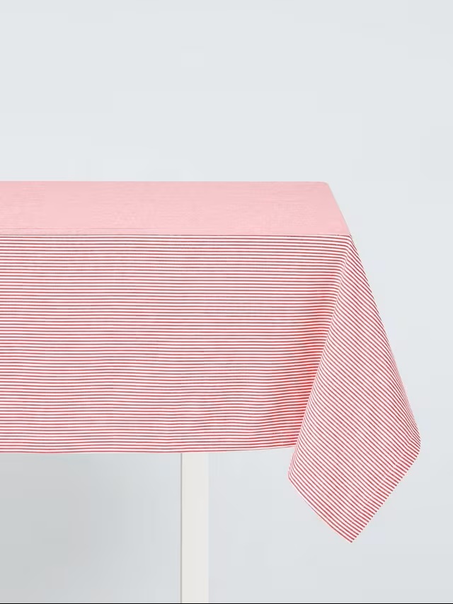 John Lewis, Ticking Stripe Rectangular Cotton Tablecloth