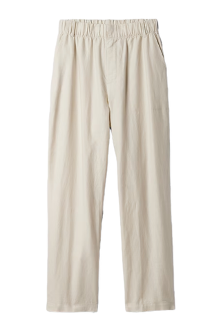 Gap High Rise Linen-Cotton Pull-On Pants