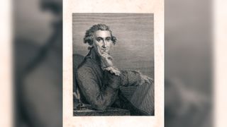Vintage portrait of Thomas Paine (1737-1809), an English-born American political activist, philosopher, political theorist and revolutionary whose "Common Sense" and other writings influenced the American Revolution, and helped pave the way for the Declaration of Independence.