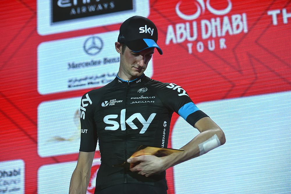 Wout Poels finished third in Abu Dhabi.